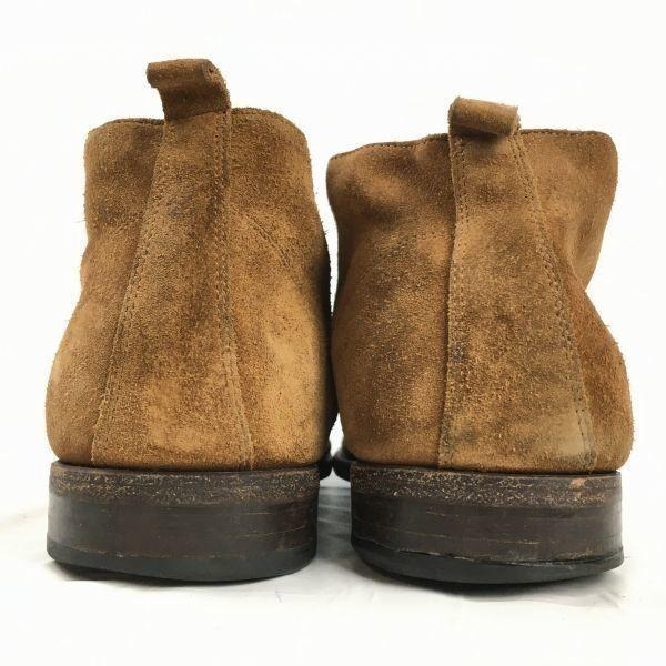 Di Paolo Italy Made Handmade Suede Chukka Boots Size 8/26.5 Brown Men’s(USED)