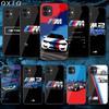 B M Lüks Almanya Araba logosu iPhone Samsung Galaxy Redmi Note S 17 16 15 14 13 20 24 25 54 Pro Max Ultra Fe için Temperli Cam Kılıf