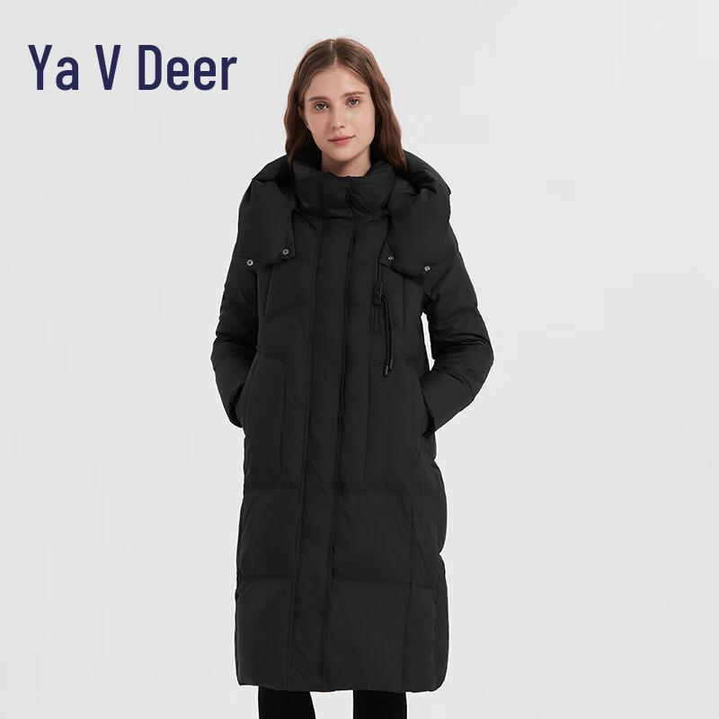 

Yalu RS Women s Long Hooded Winter Down Jacket XL