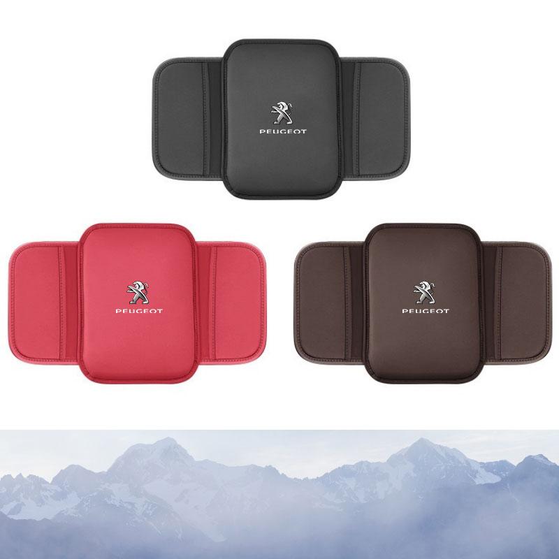 Car Armrest Box Pad Center Console Arm Rest Storage Pocket for Peugeot 407 3008 307 308 206 508 208 207 NV 607 106 301 408 5008