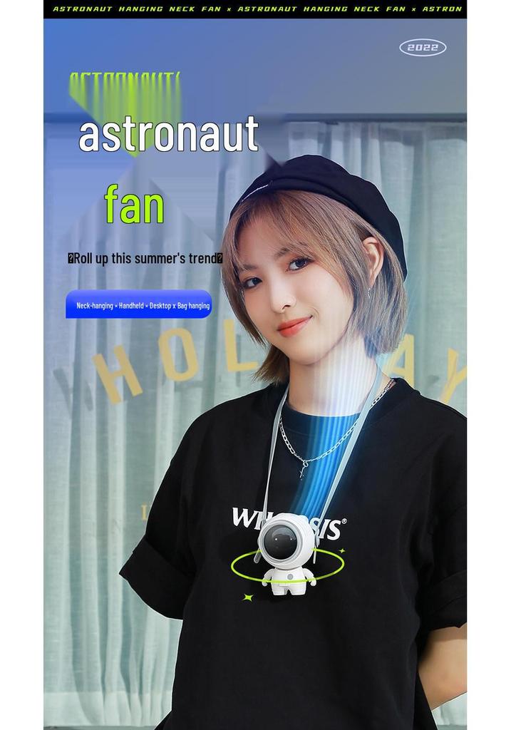 Astronaut USB Mini Bladeless Portable Handheld Cooling Fan