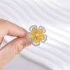 Zircon Flower High-End Brooch Women'S High-End Brooch Design Sense Niche Pin Women'S Luxury Temperament Exquisite Accessories
