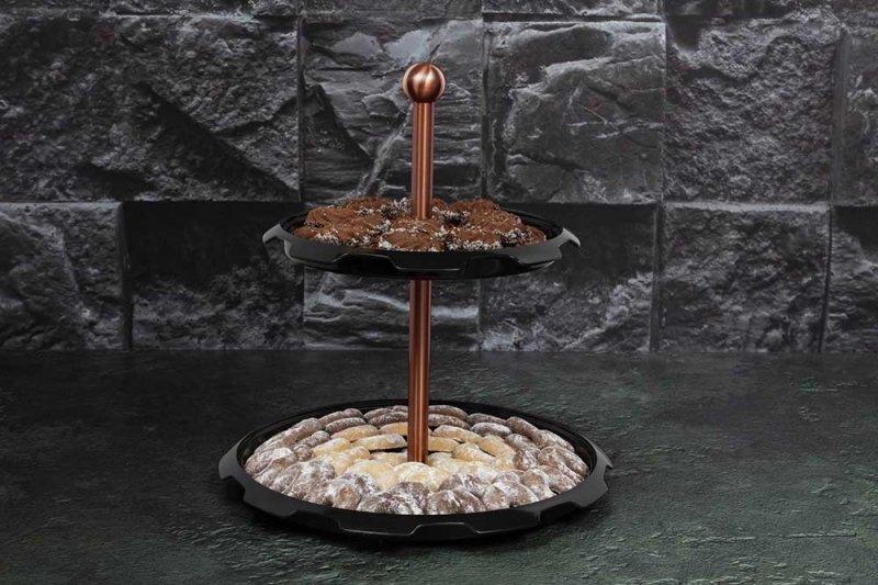 Zweigeschossige Kuchen- und Snack-Platte Berlinger Haus Bh-6776