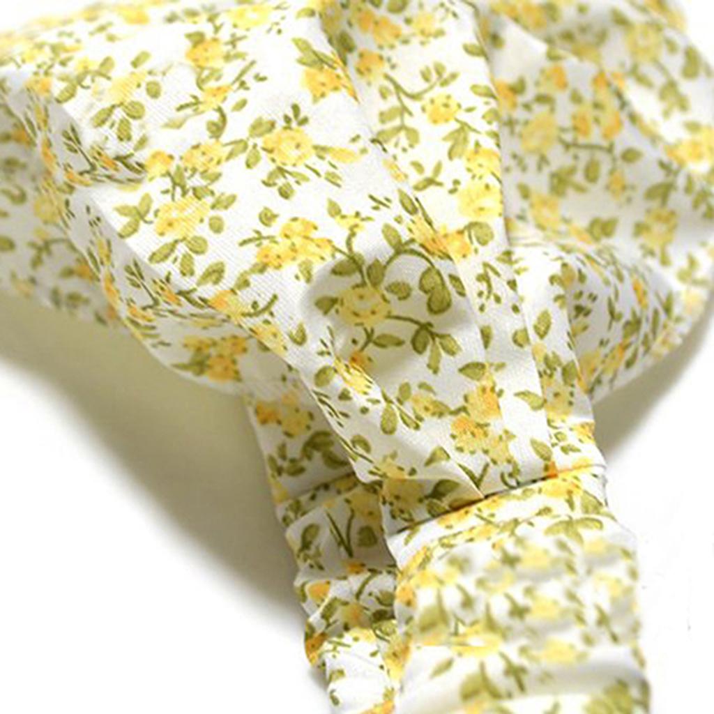 Baby flickor med blommiga prickiga huvuddukar i bomull Elastiskt pannband Bandana Hatt