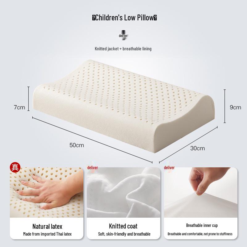 Thailand Latex Beauty Neck Support Pillow with Massage Core