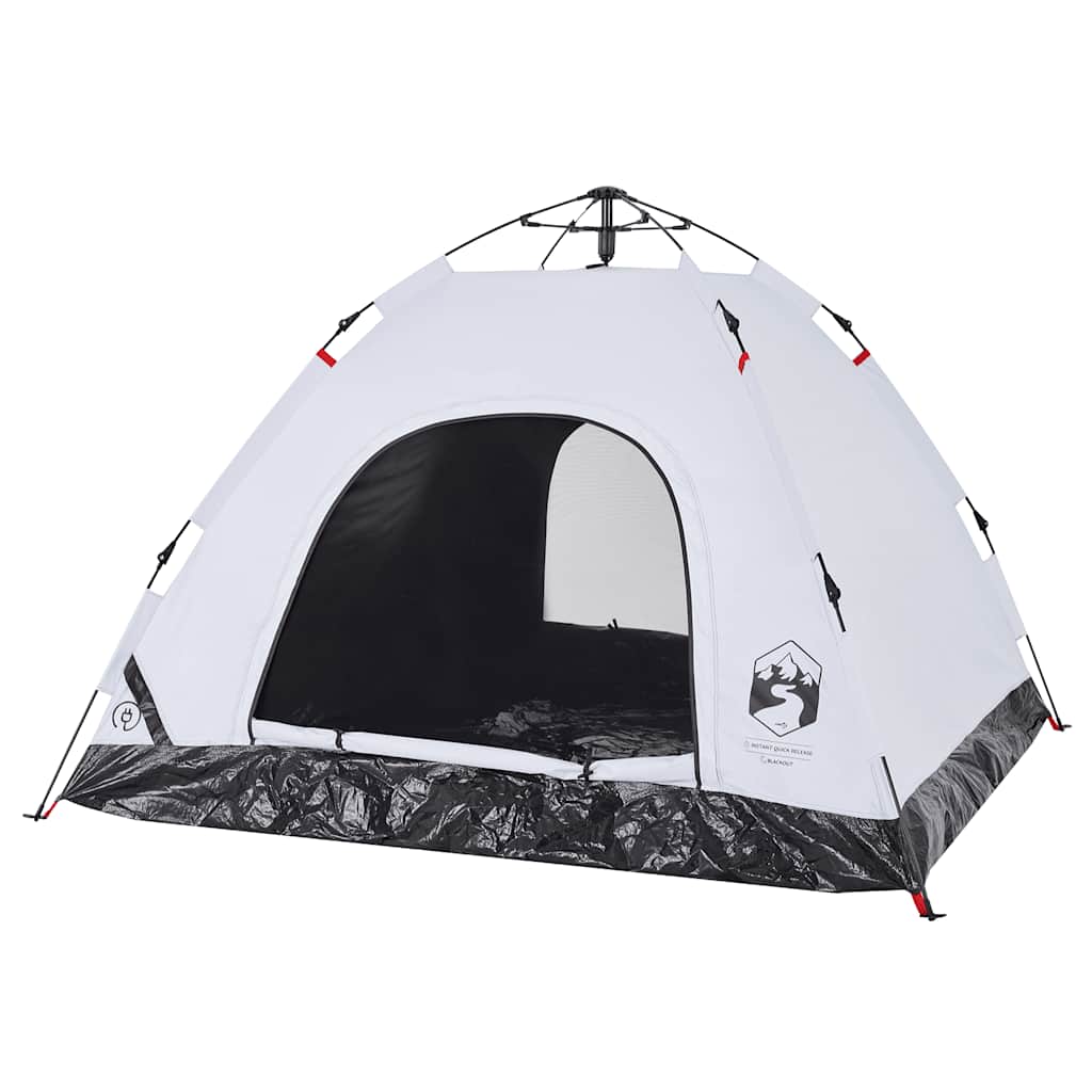 Vidaxl 3-Season Tent, White, Blackout, Quick Setup