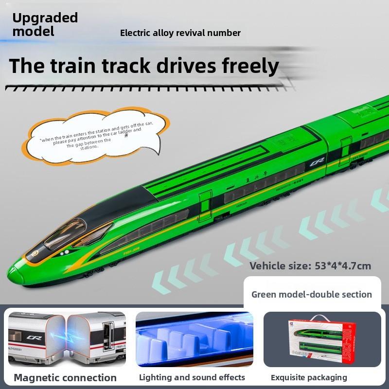 Legierung Hochgeschwindigkeits-Eisenbahnmodellzug mit Licht und Ton für Kinder