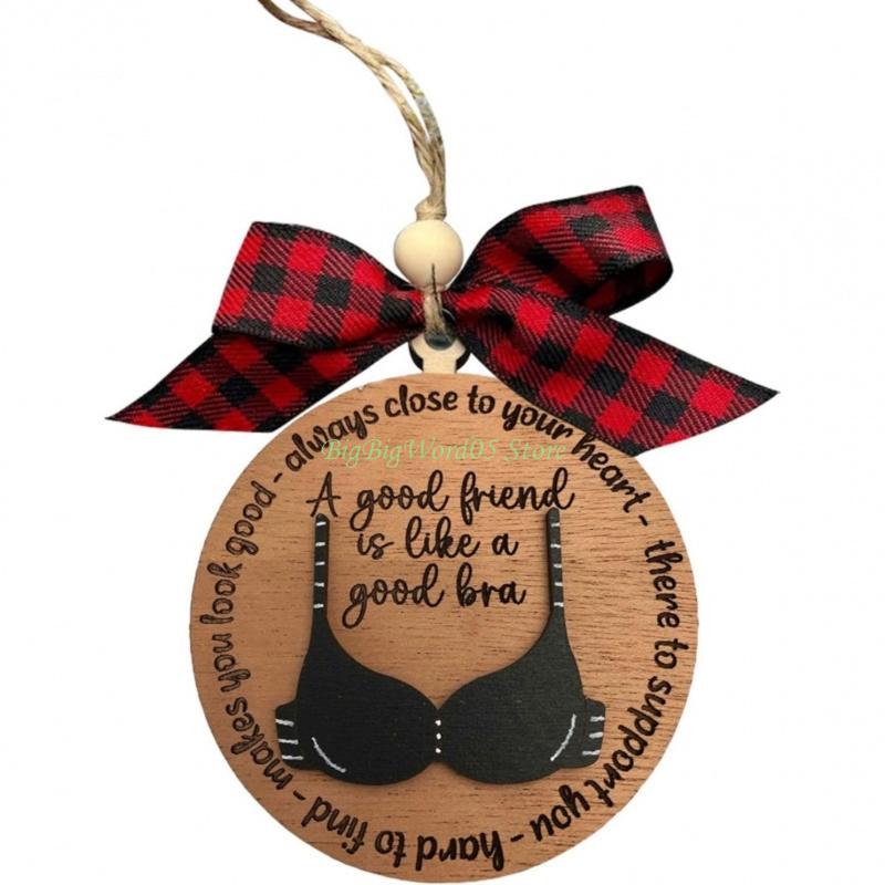 24TE Kids Friendly Wooden Christmas Ornament Elegant Holiday Tree Decorations