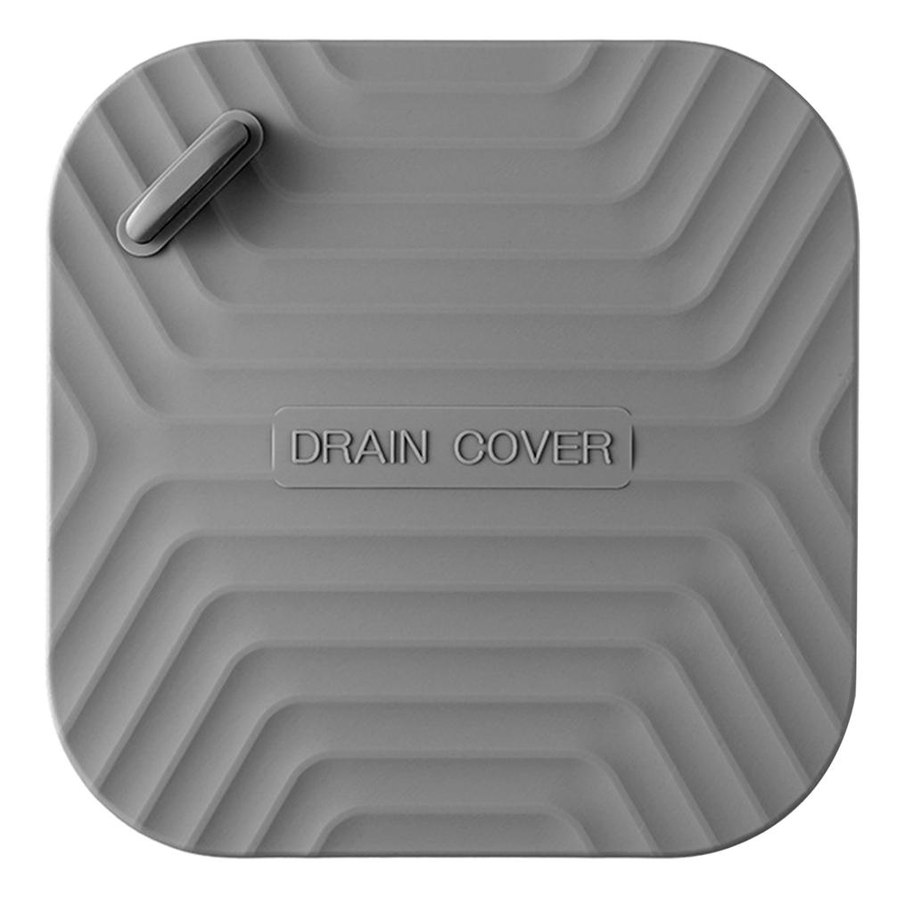 Kitchen Sink Drain Stopper Square Silicone Floor Drain Cover with Handle for Sinks and Floor Drains Universal Easy Use