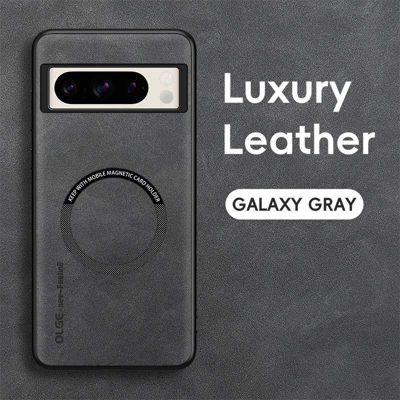 

Кожаный Магнитный Чехол Для Google Pixel 9 Pro XL 9A Funda Для Google Pixel 8 7 Pro Для Magsafe Беспроводная Зарядка Чехол для Телефона For Google Pixel 8A
