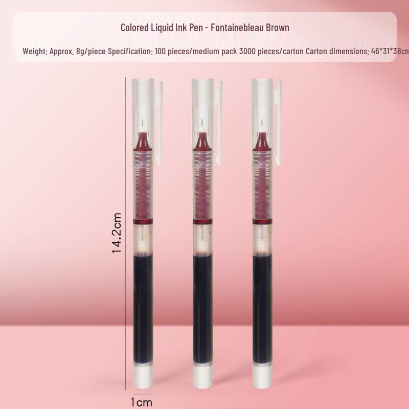 Schnelltrocknender schwarzer Gel-Tintenroller, große Kapazität 0,5 mm - Ideal für Schüler und zum Üben