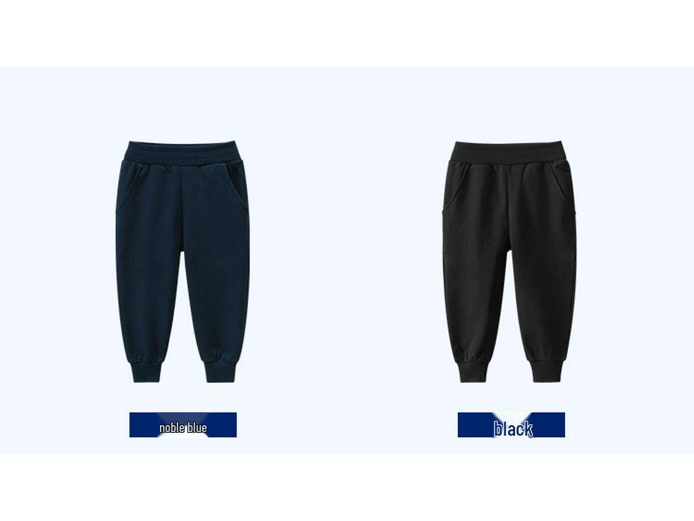 27kids Frühling/Herbst 2024 Einfarbige Jungen-Sporthose