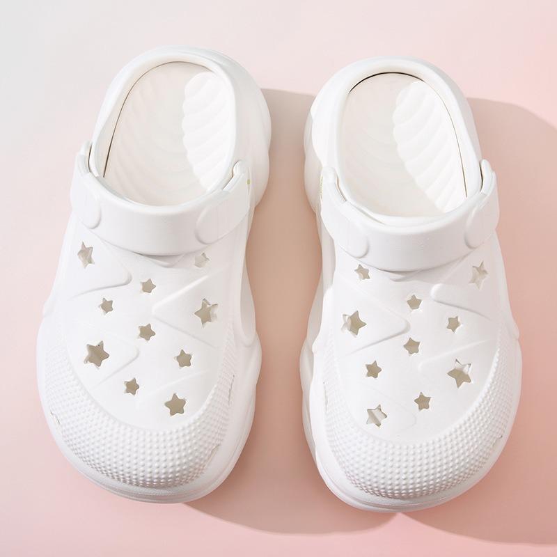 Hole Shoes Women's Outer Wear Breathable and Wear-resistant Bag Head Drag Home Non-slip Versatile and Non-smelly Feet Advanced Cool Slippers