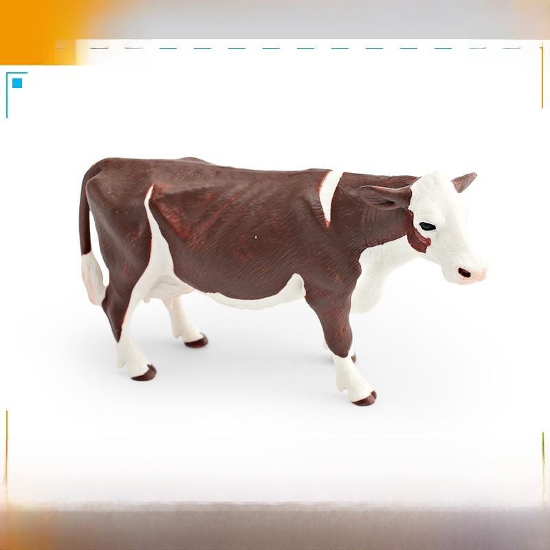 Realistische Bauernhoftier-PVC-Figuren mit Milchkühen und Stiermodellen für Kinder, Lernspielzeug