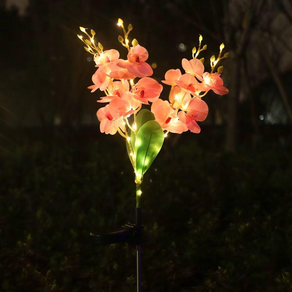 Stake Light Solar Butterfly Flower Lamp Waterproof Solar Powered LED Light Path Decoration