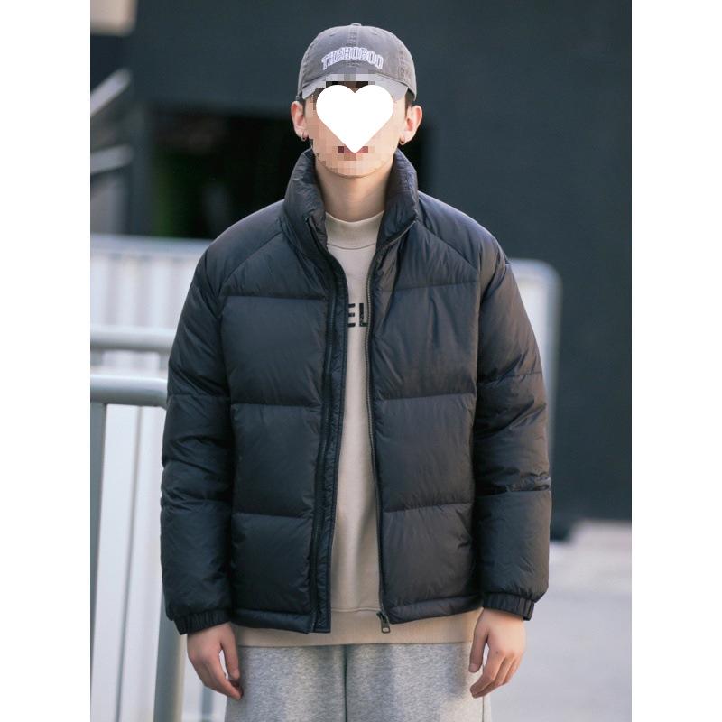 Men's 2024 Stand Collar Lightweight Down Workwear Jacket - Short, Thickened, High-End Feel