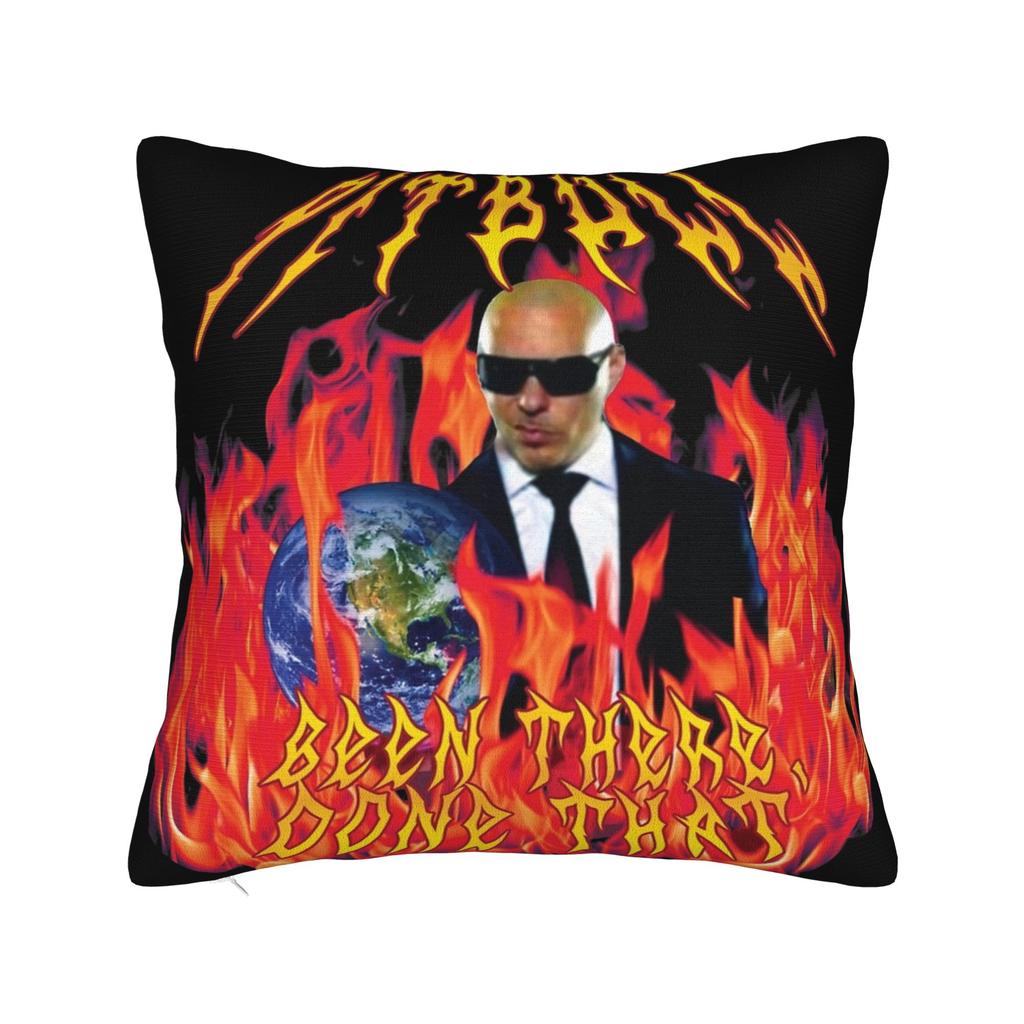 Decorative Pillow Covers Pitbull Mr Worldwide Tour Merch Home Throw Pillow Case Cover Square MultiSize
