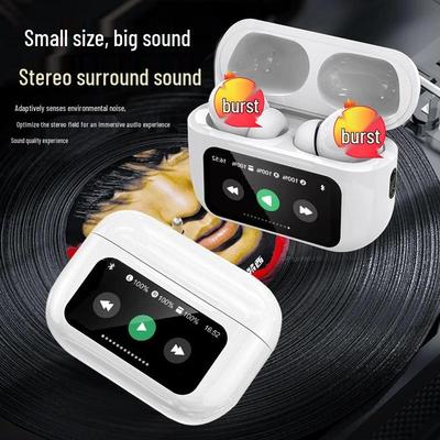 Noise-Cancelling TWS Bluetooth Earbuds with Dynamic Dual-Ear Touch Screen & Charging - Bestseller for Calls and Music