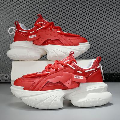 Buty Street Style Męskie Punkowe Casualowe Sneakersy Męskie Zielone Uliczne Sportowe Buty do Biegania Dla Mężczyzn Buty Męskie na Platformie Koszykarskie