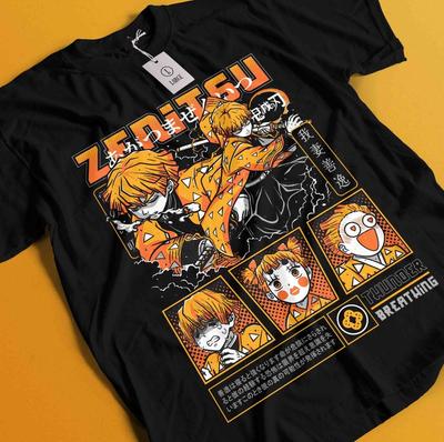 Camiseta de Demon Slayer Camiseta de Zenitsu Camiseta de Tanjiro Camiseta de Muzan Camiseta de Doma Camiseta de Inosuke Camiseta de Nezuko