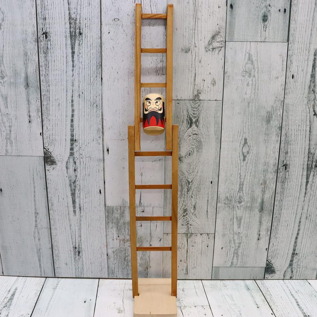 Castle Enterprise Traditional Wooden Toy Ladder Daruma