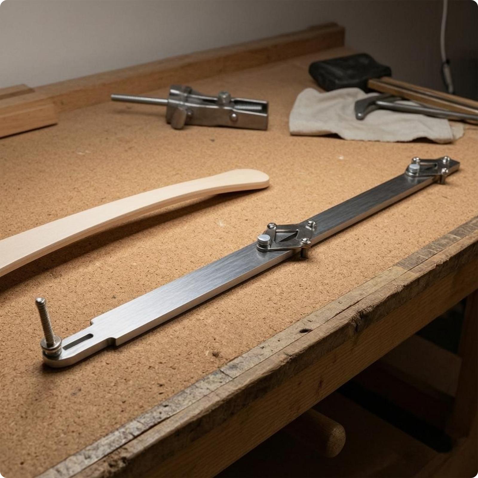 Guitar Centerline Ruler Aluminum Alloy Neck