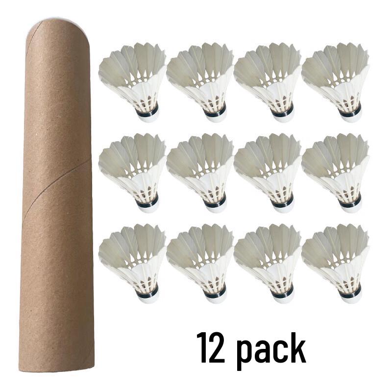 WEZHO Goose Feather Badminton Shuttlecocks