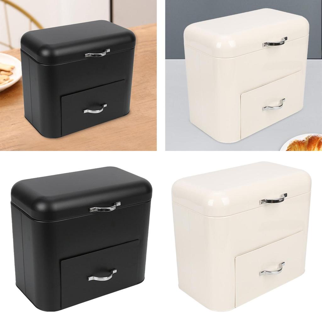 Bread Box Bin Holder Multiuse Extra Large Organizer Food Storage Container for Kitchen