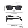 Vintage Square Sunglasses Men New Fashion Candy Color Rim Casual Shades Women Ins Trendy Brand Design Outdoor Sun Glasses