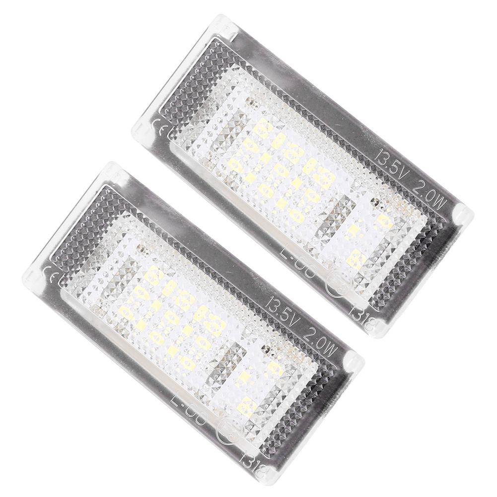 1 Paar 12V 18 SMD LEDs Kennzeichenleuchte Lampe Passend für Mini Cooper S R53 2001 2006