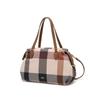 House Check Fabric Tote Bag Dcba6f672w2