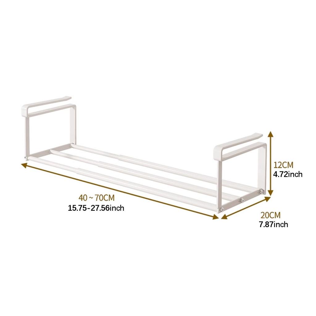 Expandable Shoe Rack Organizer Adjustable Multifunctional Modern Style Large Hanging Shoe Organizer for Organization