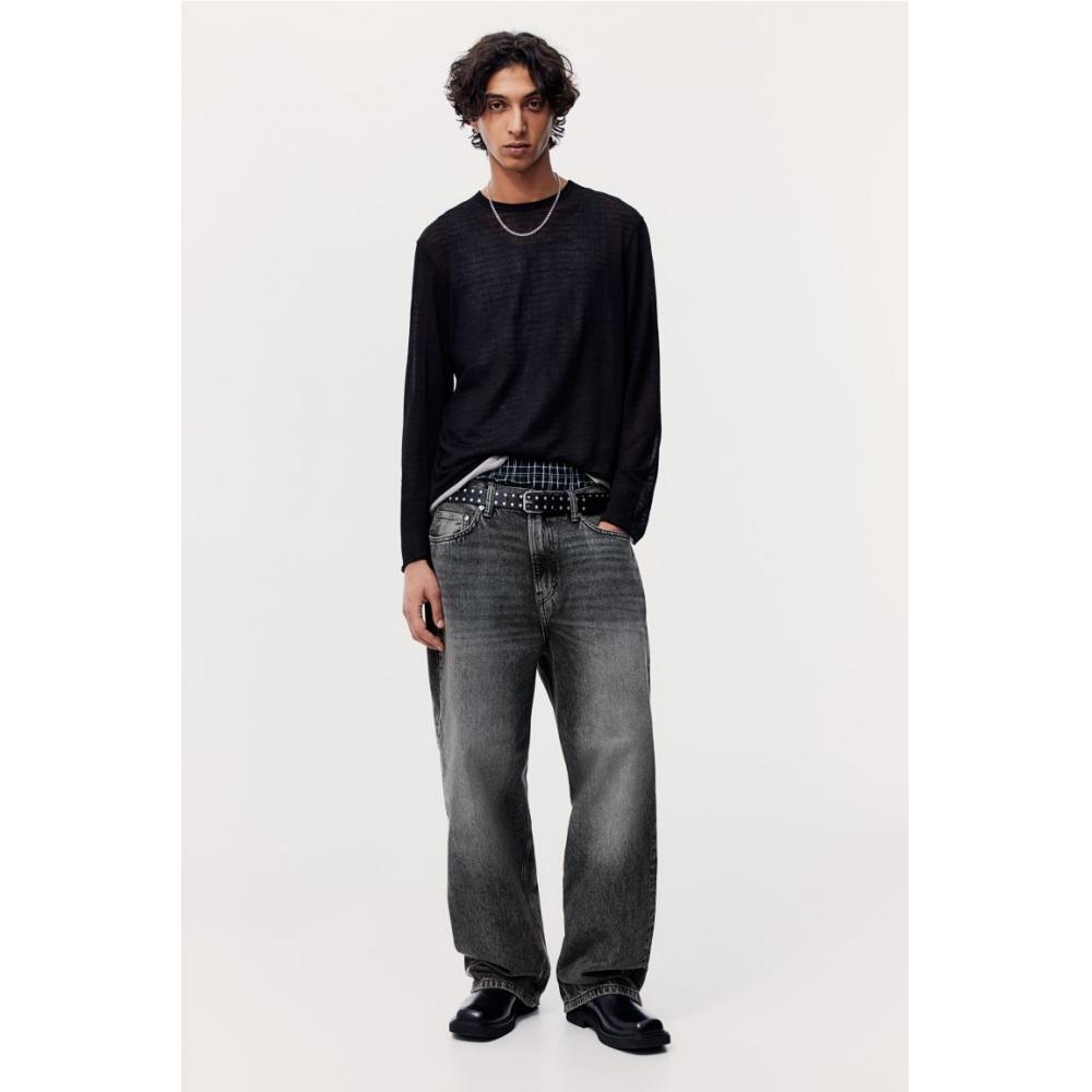 

Джинсы мешковатые HM Dark deniM Grey 28/30