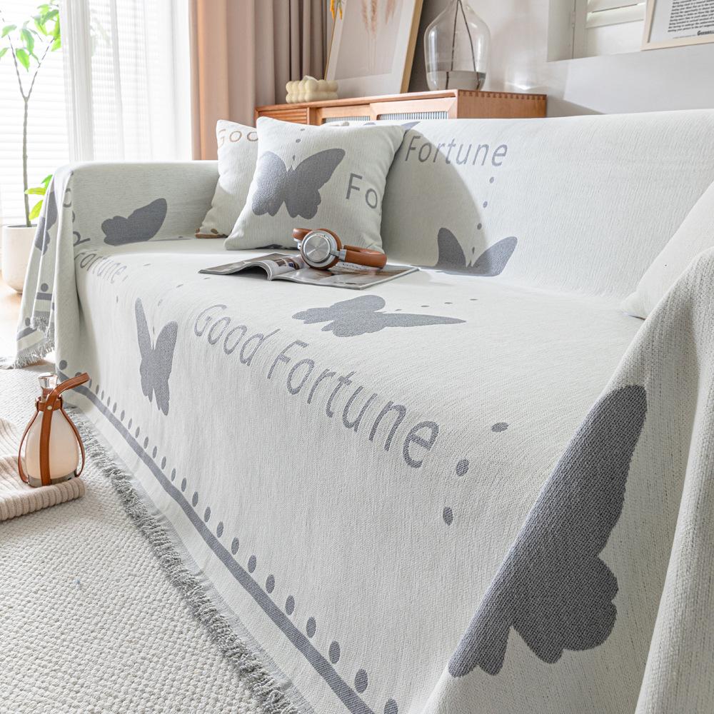 

Чехол для дивана из синели, тканевый чехол для дивана, универсальный универсальный чехол на четыре сезона, одеяло, подушка 180X280