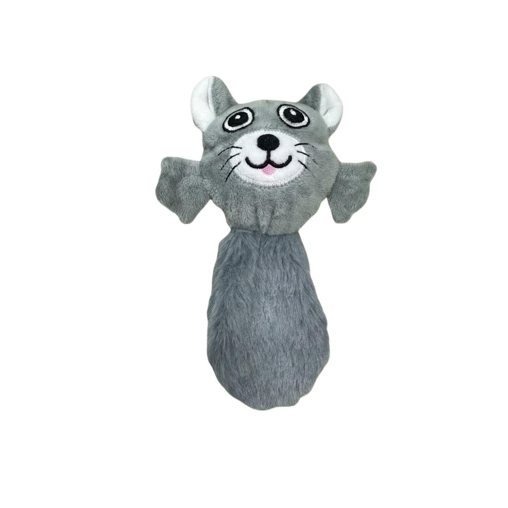 Interactive Squeaky Dog Toys Cartoon Animal Plush Pet Toys Resistant Teeth Grinding Chew Toys