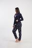 Women's Cotton Pajama Long Pants and Sleeve Comfortable L Vienetta Warm