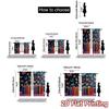 Modern Flat Printing Curtains Without Rod Rainbowpencils Curtain Versatile Fabric All Seasons Use Set Of 2 Made Polyester