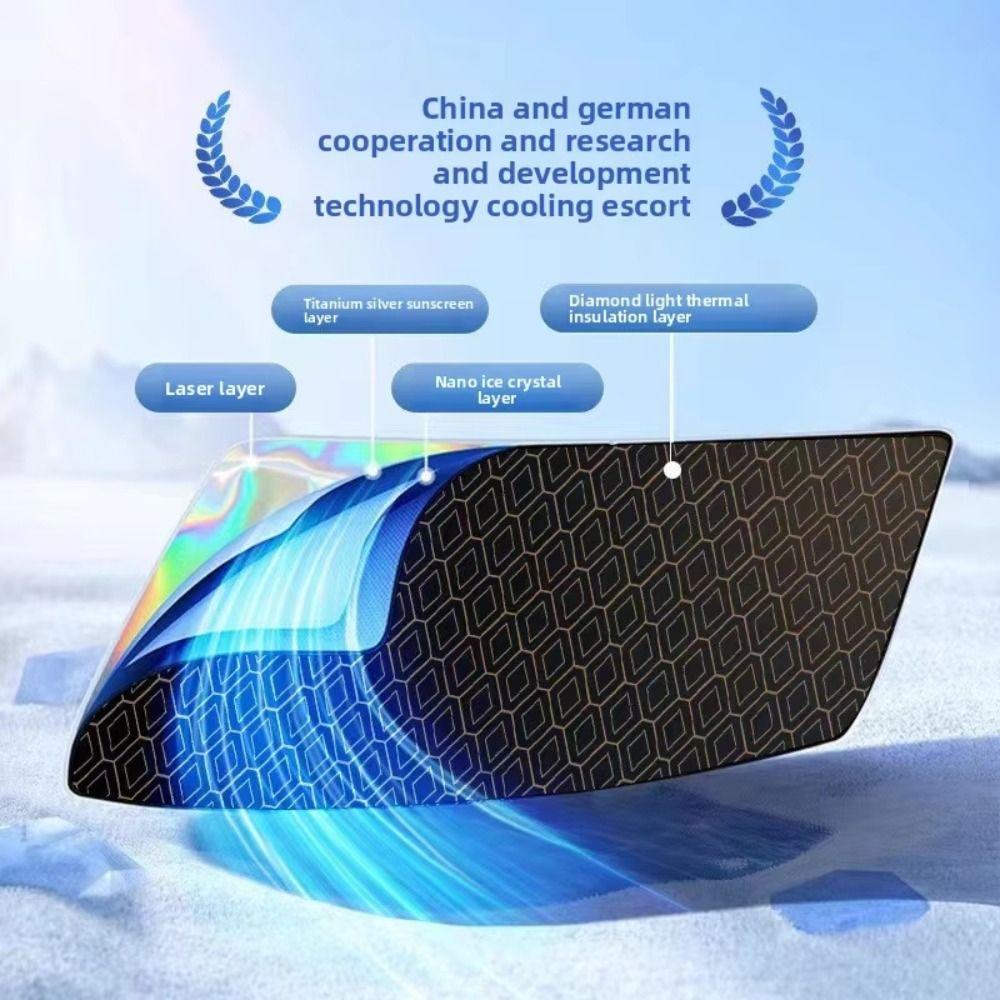 Thicken Car Windshield Cover 5-Layer Car Sun Shade Universal Auto Sun Protection Visor  Automobile