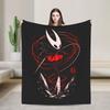 Hollow Knight Silksong Plush Blanket Girls Boys Flannel Throw Blanket For Home Decor Soft Warm Custom Quality Bedspread Gift