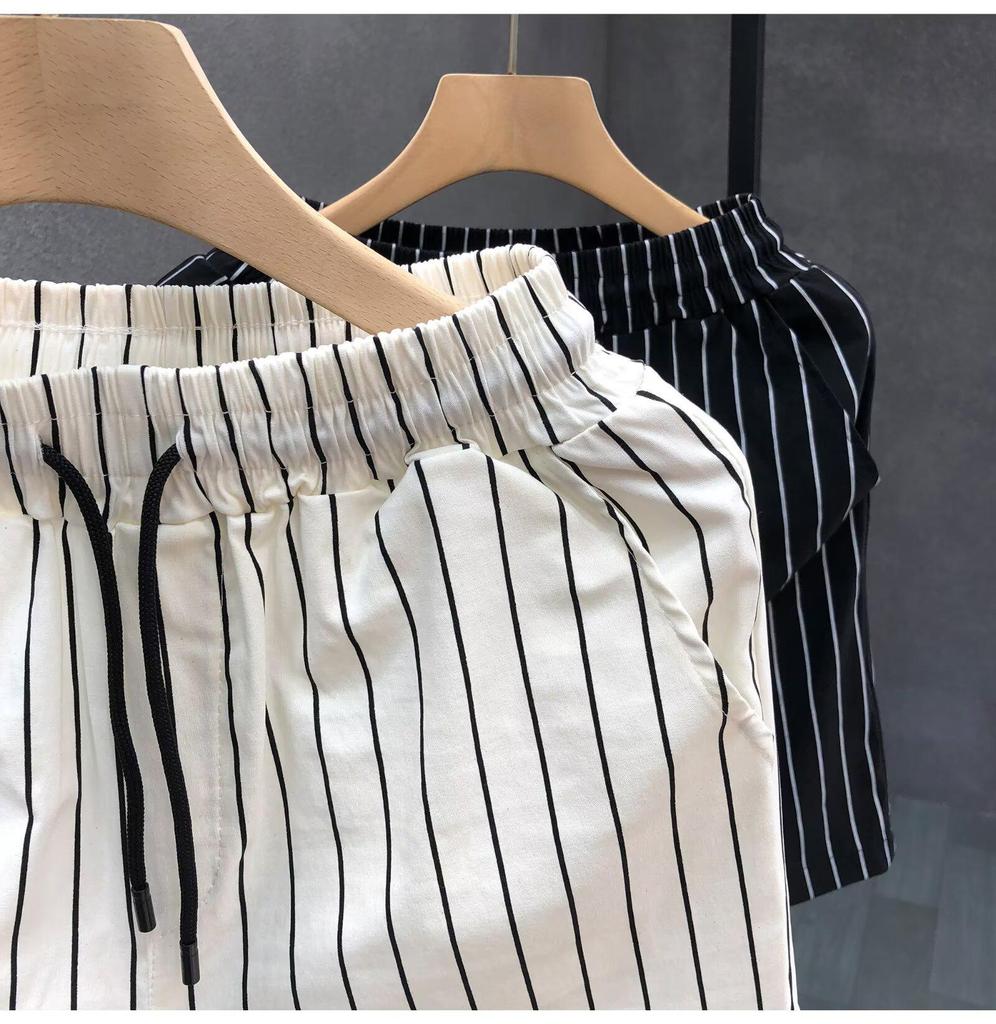 Men's 2025 Summer Striped Sports Shorts - Super Short, Casual Running Wear
