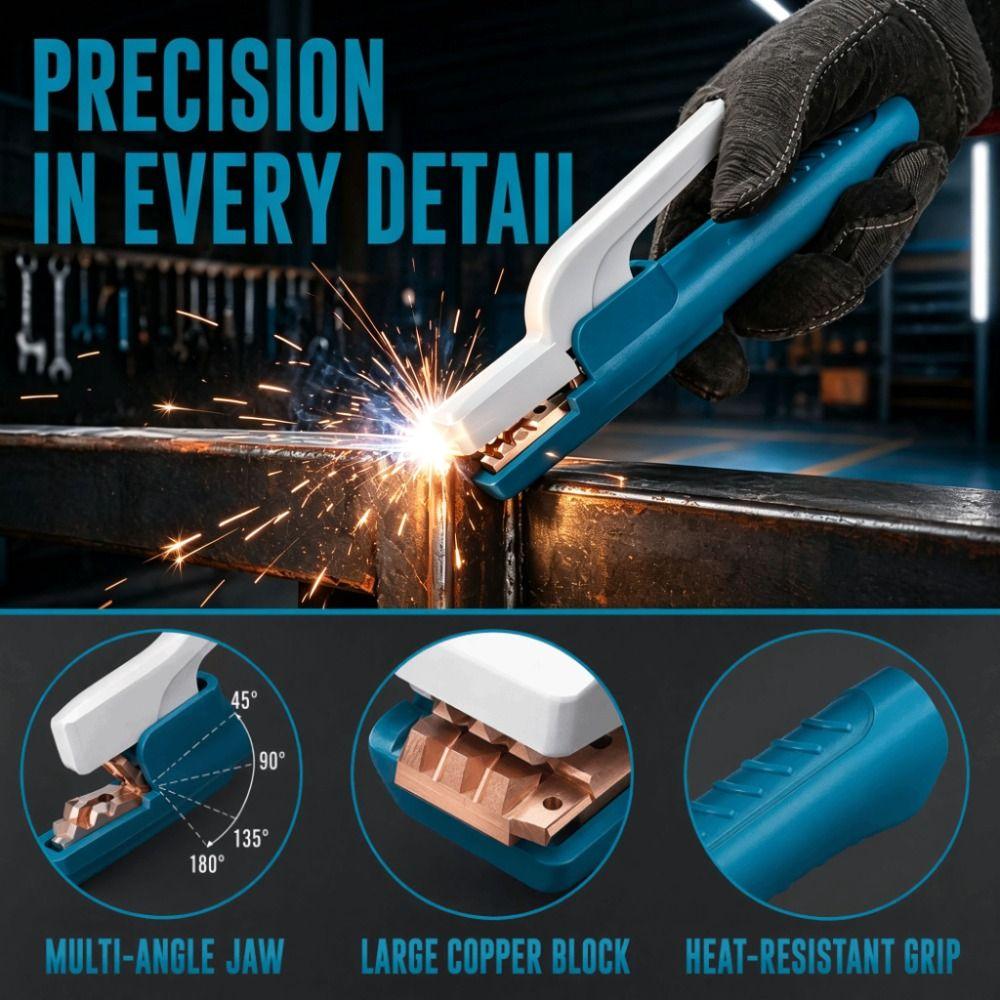 High Temperature Welding Clamp Heat Resistant Electrode Holder Industrial Grade