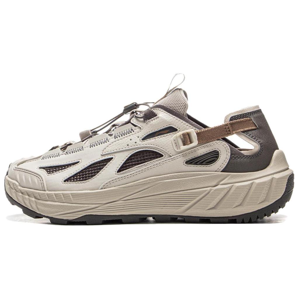Li-Ning Yijie Lite 2.0 Komfortable Trendy Sklisikre Pustende Støtte Bekkesko Herresko Beige AHLV011-1