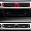 Carbon Fiber Dash Air Outlet Panel Sticker for BMW 3 Series E90/E92/E93