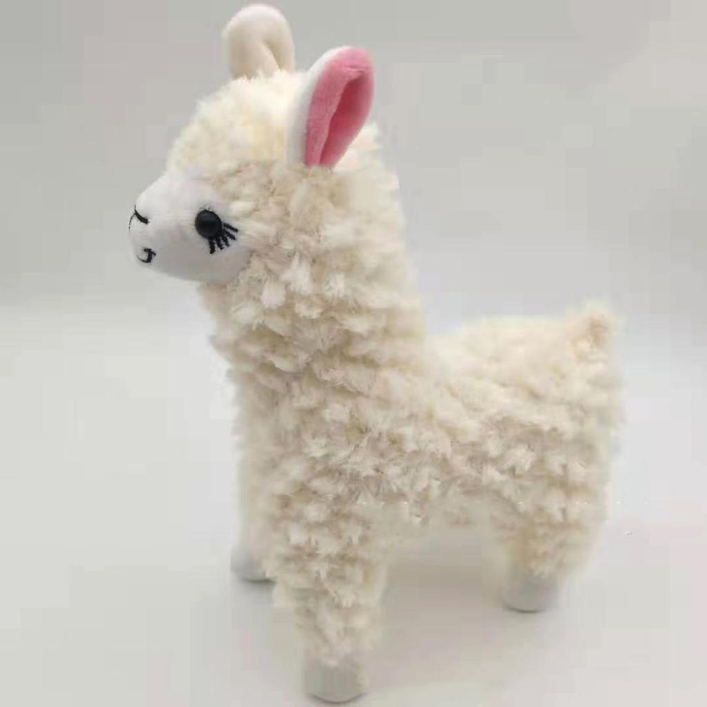 23cm Alpaca Plush Toy 6 Colors Charming Animal Doll Soft Velvet Doll Home Office Decoration Kids Girls Birthday Gift