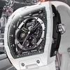Mark Fairwhale 6003 New Fashion Automatic Mechanical Watch Tonneau Dial Military Analog Clock Night Light Gift reloj hombre