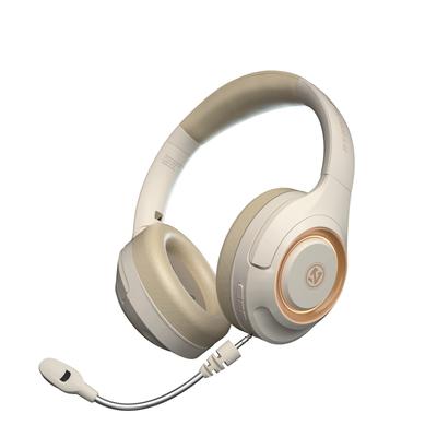 Okcsc A8 Gaming Sem Fio Cartão SD Baixo Aproximadamente 50 Horas de Voz Contínua Compatível com e com Headset Bege, Bluetooth, Fechado,