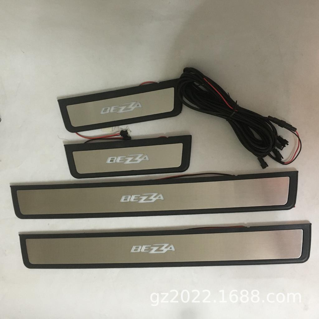 Perodua Bezza LED Edelstahl Einstiegsleisten Modifikation