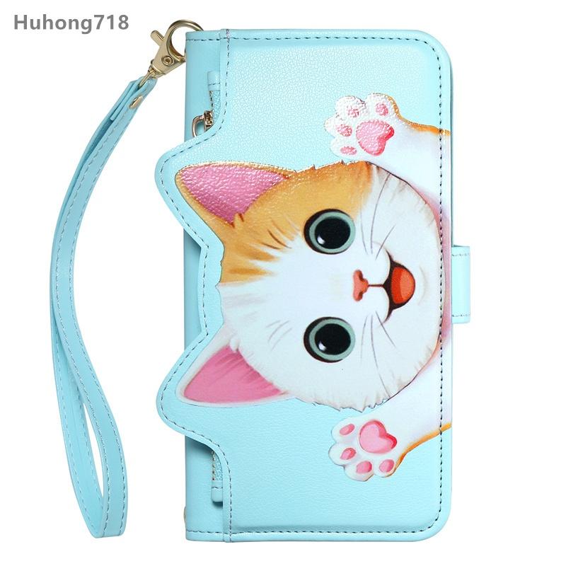 For OPPO A1 AX1 A3 A11 A11N A11X A32 A40 A52 A60 A72 A72N A80 A92 A93 Pro 4G 5G Case Flip Leather Zipper Coin Purse Wallet Cover Multi Card Slots