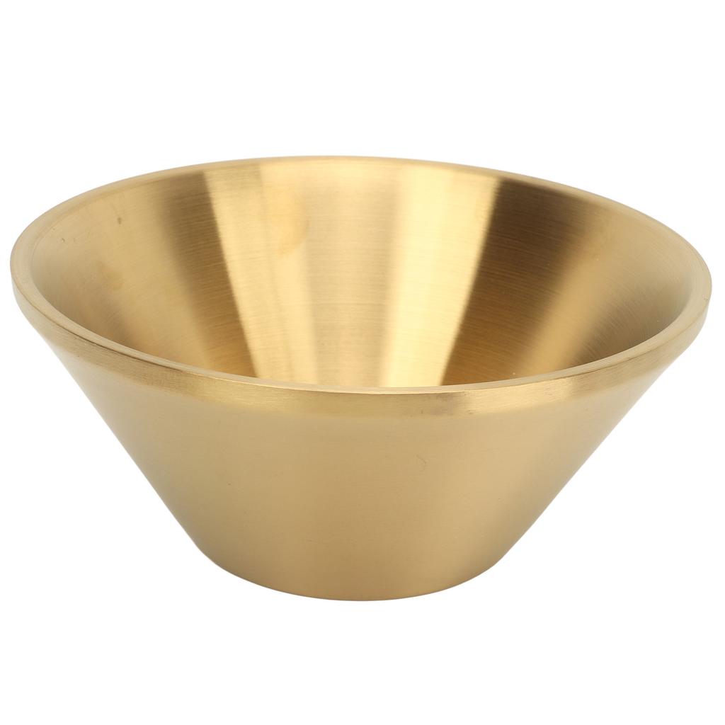 Stainless Steel Salad Bowls Gold Double Layer Exquisite Decorative Gold Bowl for Kitchen Mixing