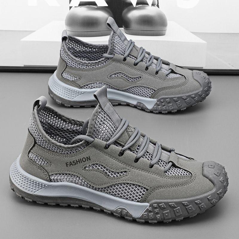 

Men s Shoes New Spring Construction Site Work Non-slip Wear-resistant Breathable Lightweight Soft Sole Sports Work Safety Shoes 44
